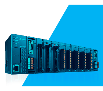controlador lógico programável (CLP) linha AS da delta electronics